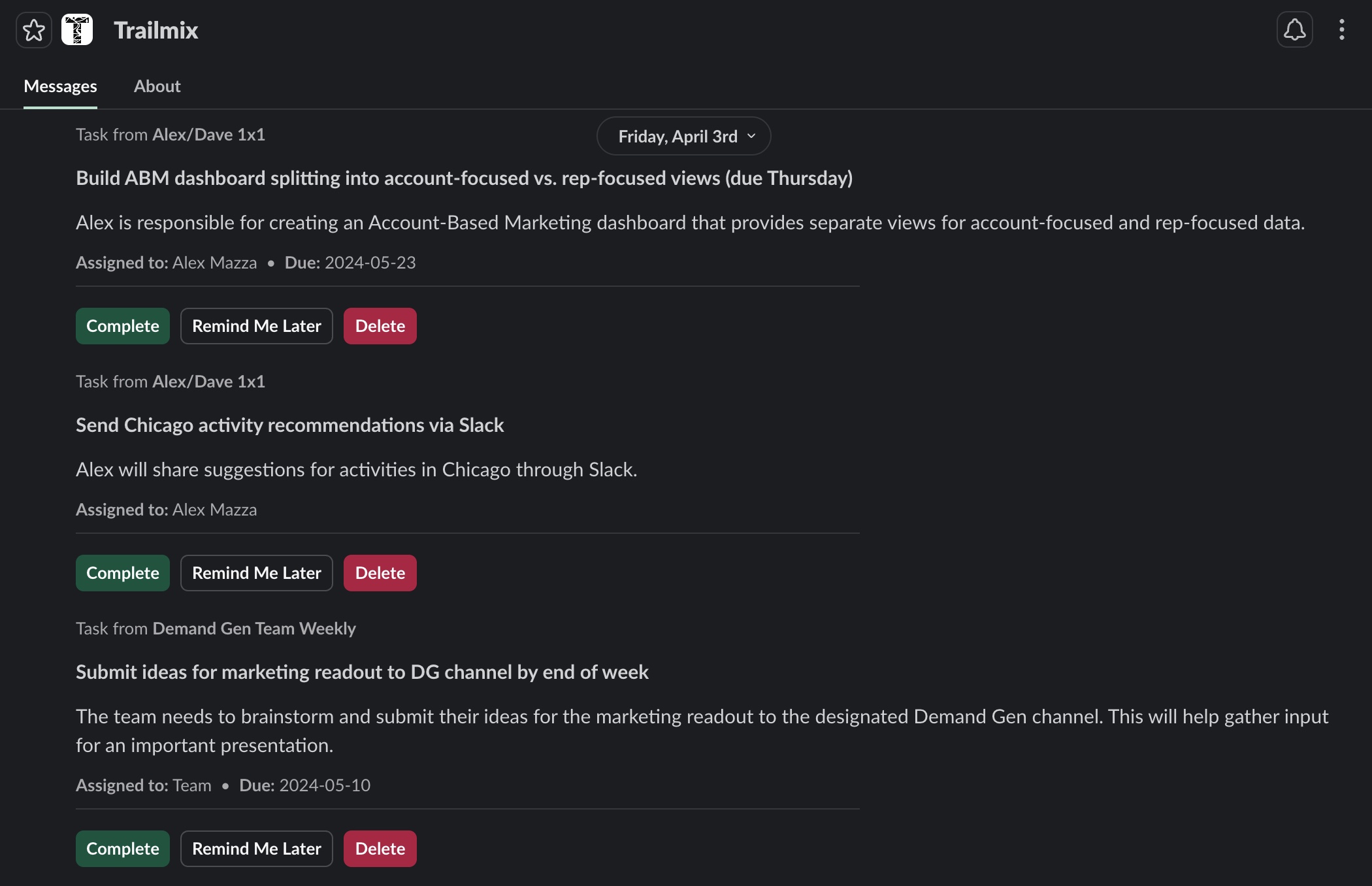 Trailmix screenshot 2
